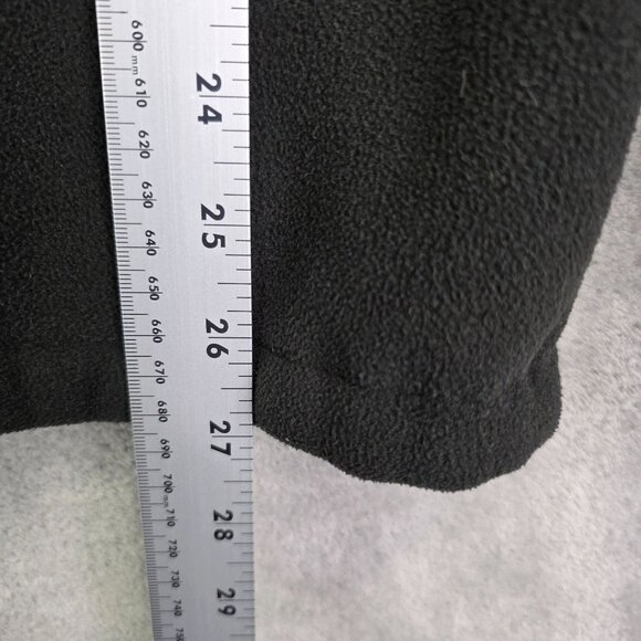 Mens Black The North Face Denali Polartec Fleece Jacket Full Zip Mock Neck L - Picture 11 of 11